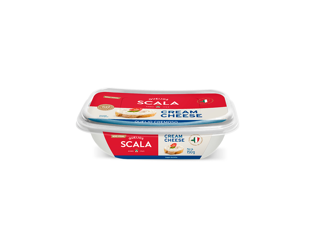 CREAM CHEESE PEQUENO SCALA 150 G (CX 16 UN)